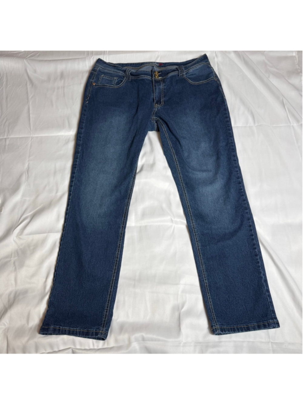 Women's Angels Blue Straight Leg Jeans Size 18